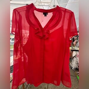 East 5th Women’s Sheer Blouse and Tank, Size 1X, New